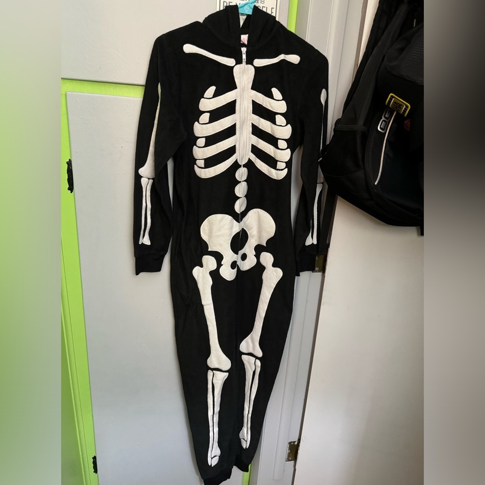 Target Black and White Skeleton Onesie